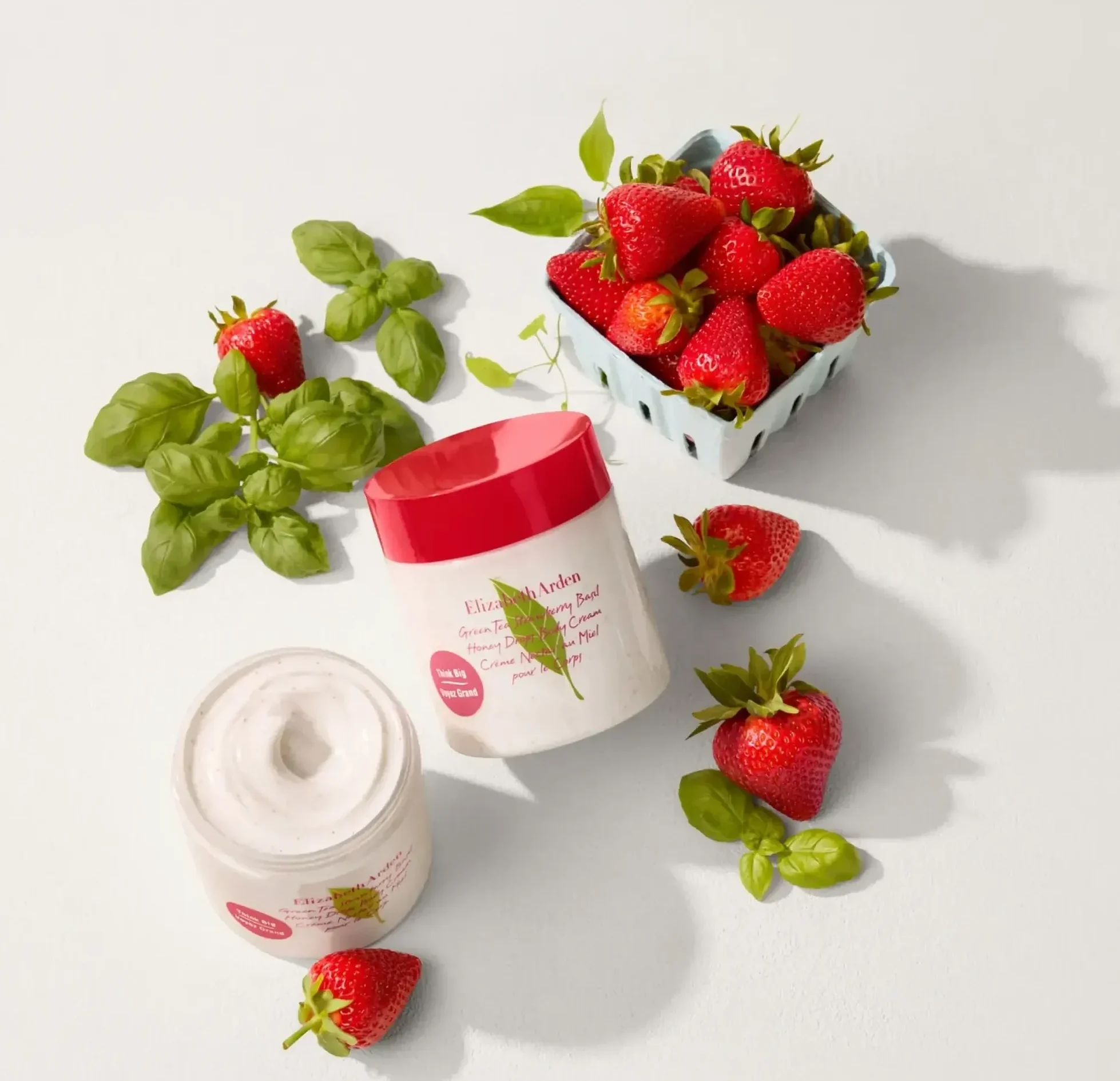 Elizabeth Arden Green Tea Strawberry Basil Parfumuotas Kūno Kremas